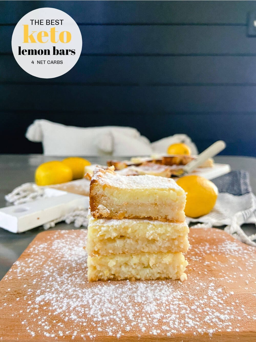 Welcome Home Saturday: Keto Lemon Bars |Welcome Home Saturday by popular Alabama lifestyle blog, She Gave It A Go: image of Keto lemon bars. 