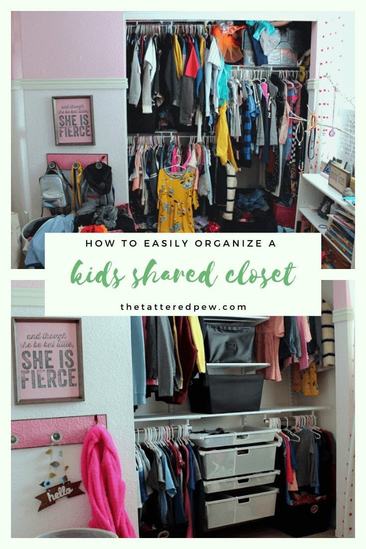 How to Organize a Shared Kids Closet - Open Doors Open Hearts