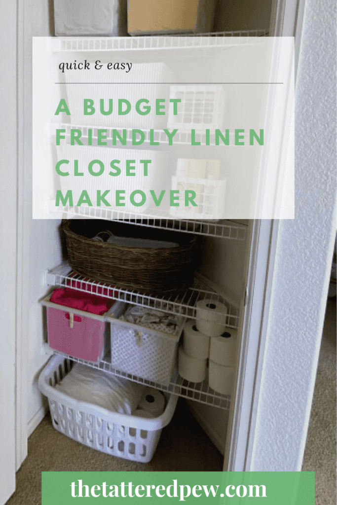 A Budget Friendly Linen Closet Makeover » The Tattered Pew