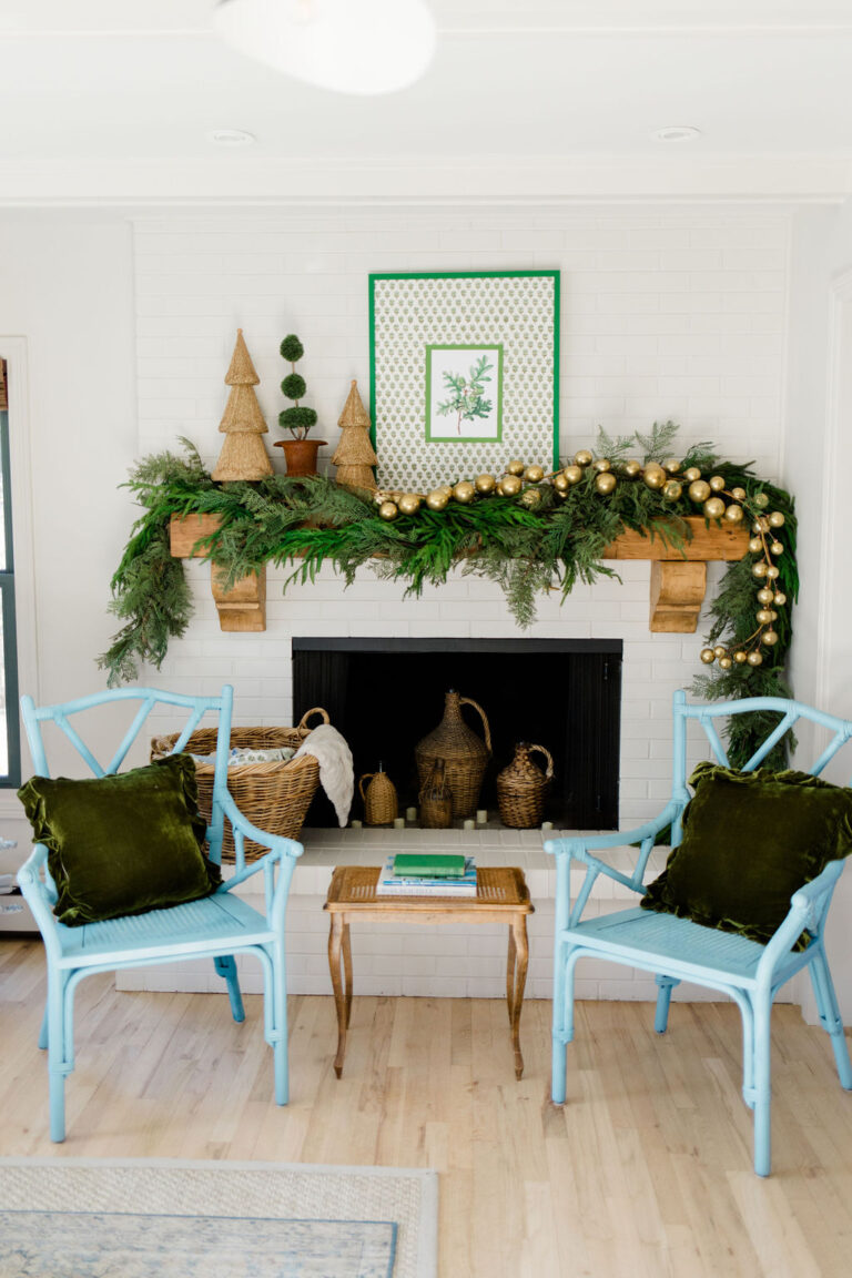 Step-by-Step Guide to Asymmetrical Christmas Mantel Garland Layering