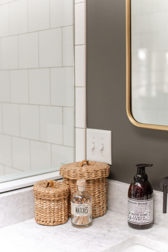 master bathroom corner