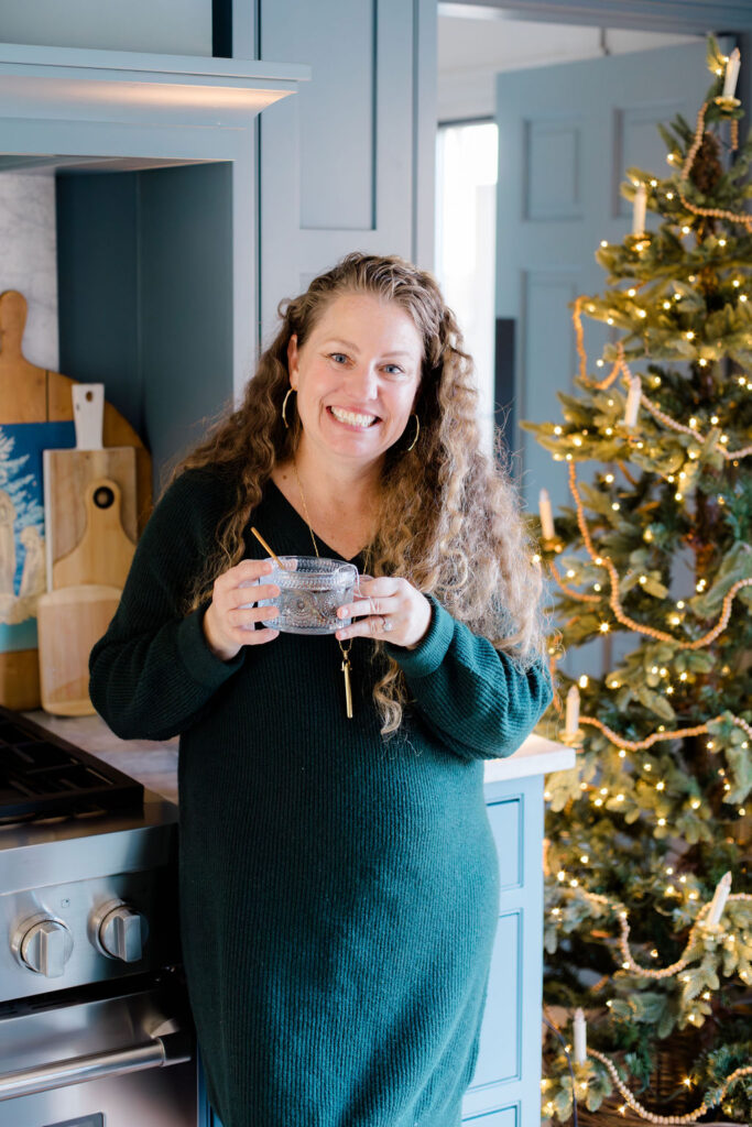 Me in my Christmas Kitchen