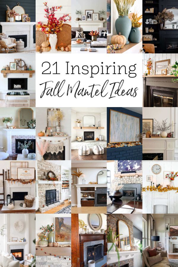 21 Inspiring Fall Mantel Ideas