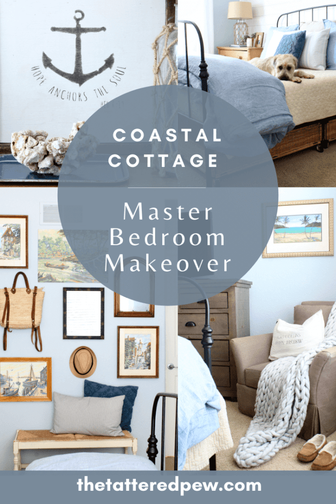 Come see our coastal cottage master bedroom makeover with Wayfair!