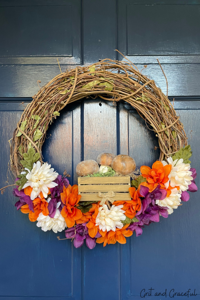 Fall DIY Mushroom Wreath