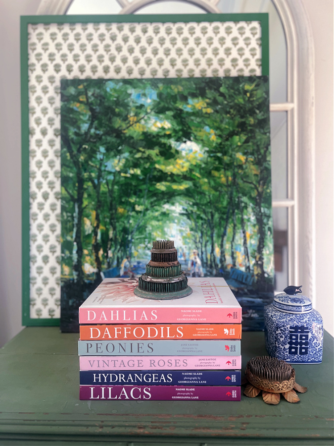 a collection of my floral books