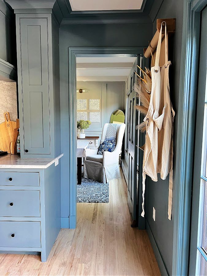 A peek into our Fall dining room from the kitchen