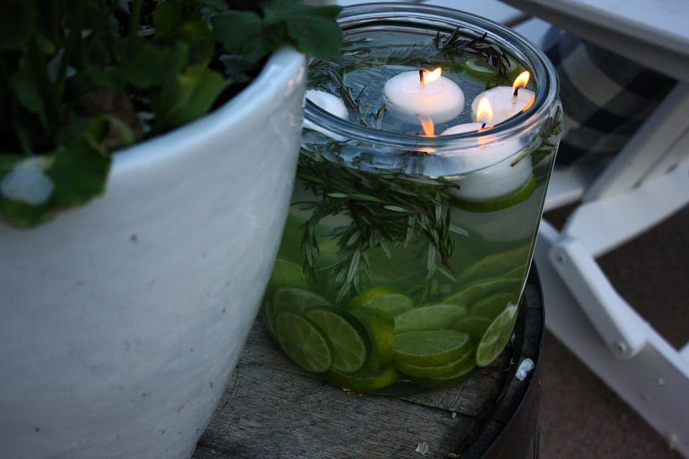 DIY Homemade Citronella Candle