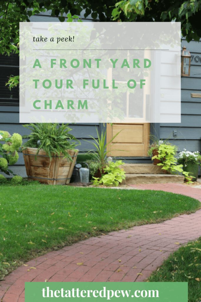 Come tour our front yard full of charm and character!