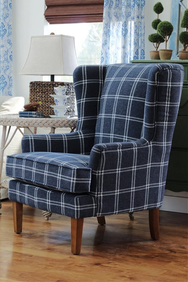 The Cheney Wingback chair from Wayfair