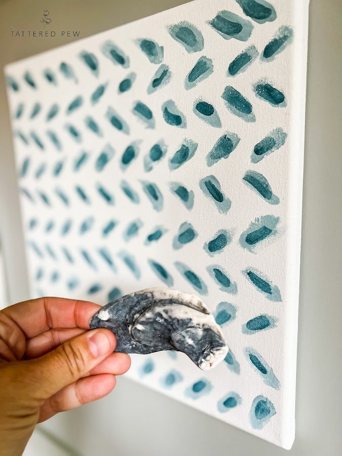 DIY Brush Stroke Art