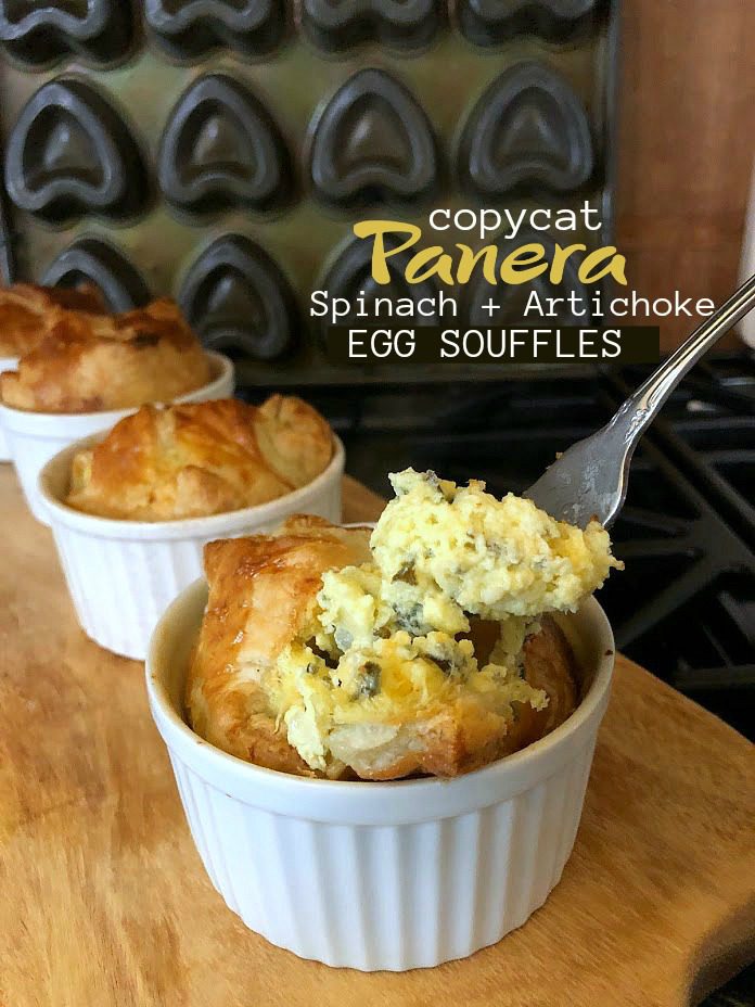 Welcome Home Saturday: Spinach Artichoke Souffle Copycat recipe