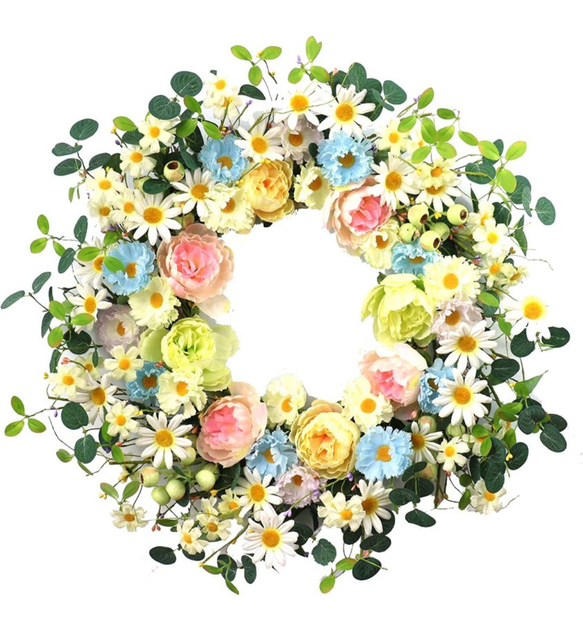 Pastel Floral Wreath