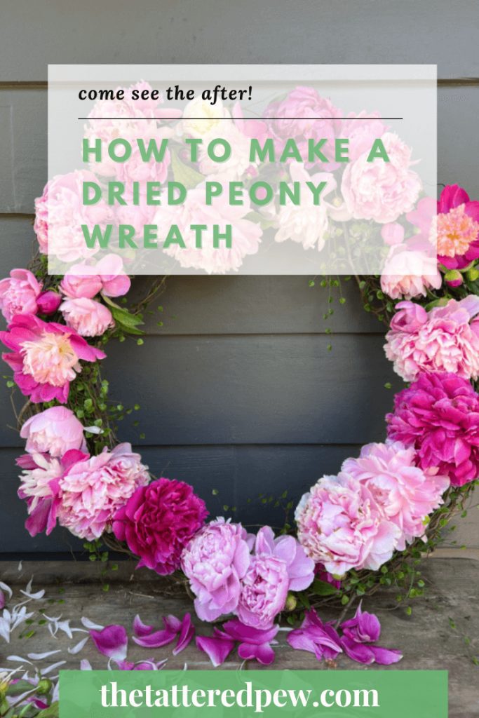 THe simple ways of how to make a dried peony wreath in just a few minutes.
