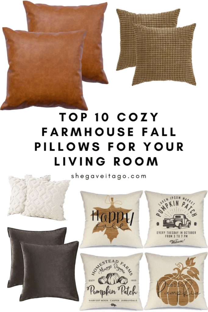 Welcome Home Saturday: The best fall farmhouse pillows!