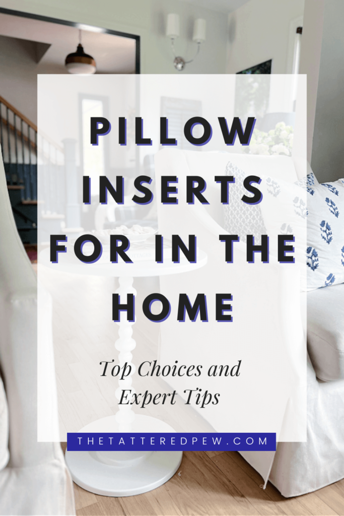 Top Choices and Expert Tips for Pillow Inserts for in the home