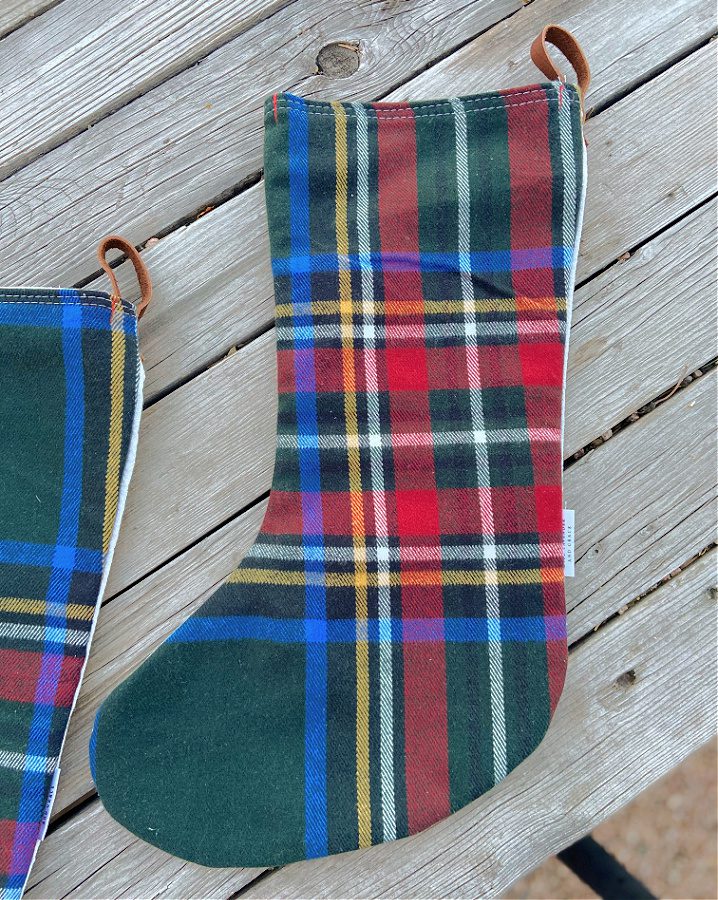 plaid stockings