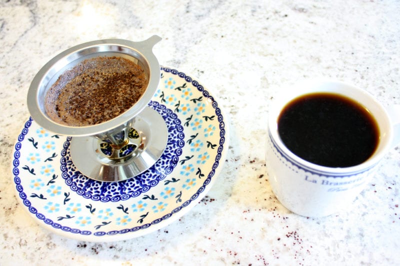 Finding the beauty in pour over coffee.