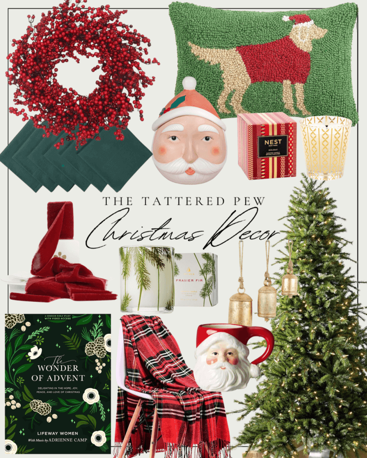 Red and Green Christmas Decor
