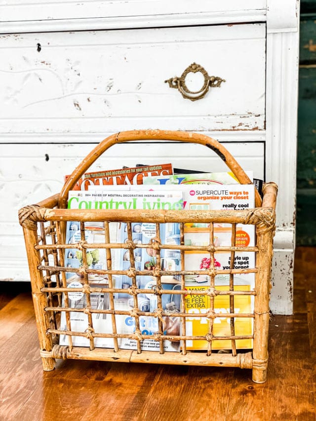 Repurposed Vintage Magazine Rack Ideas » Grow Beauty With Ease