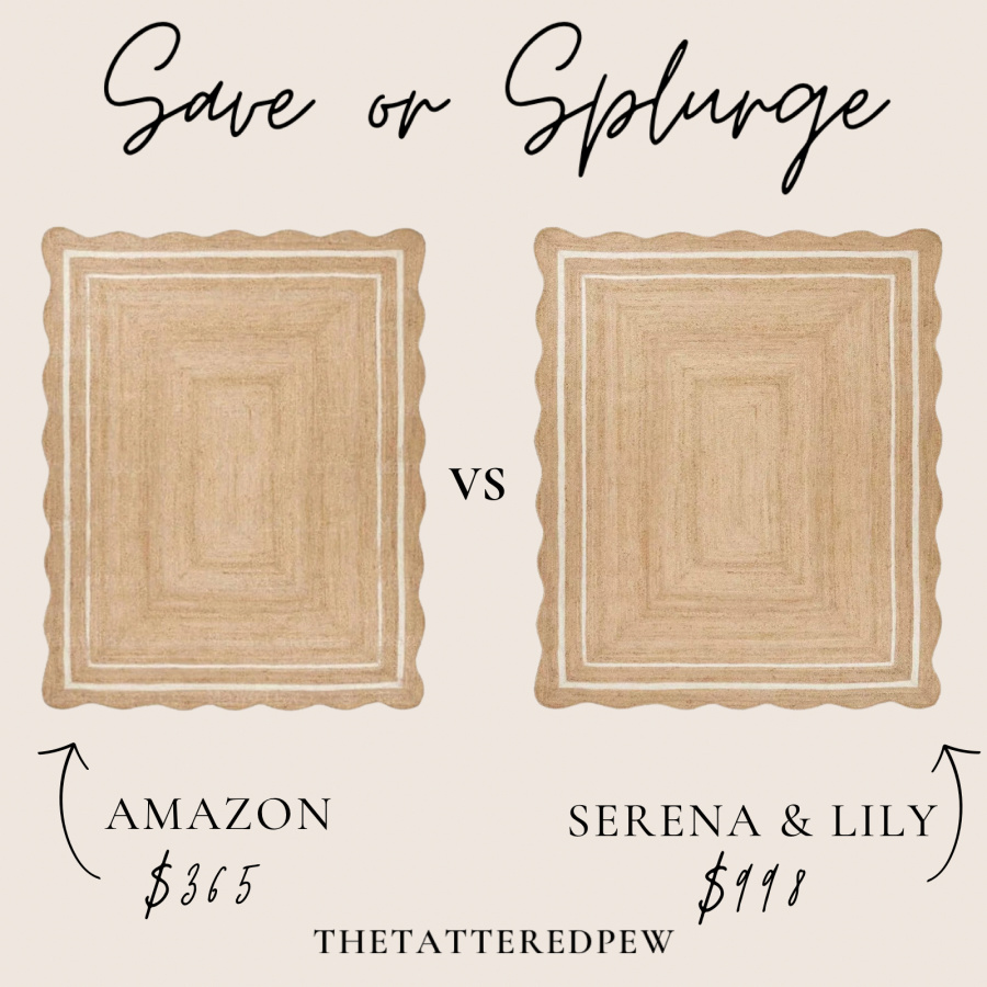 Save or Splurge Rugs