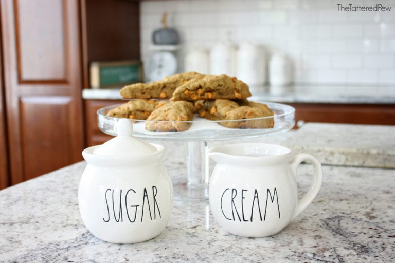 Coffee Butterscotch Scones