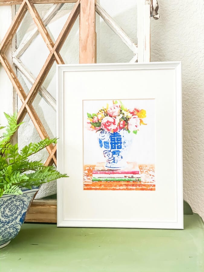 Use this seceret trick for creating inexpensive watercolor art!