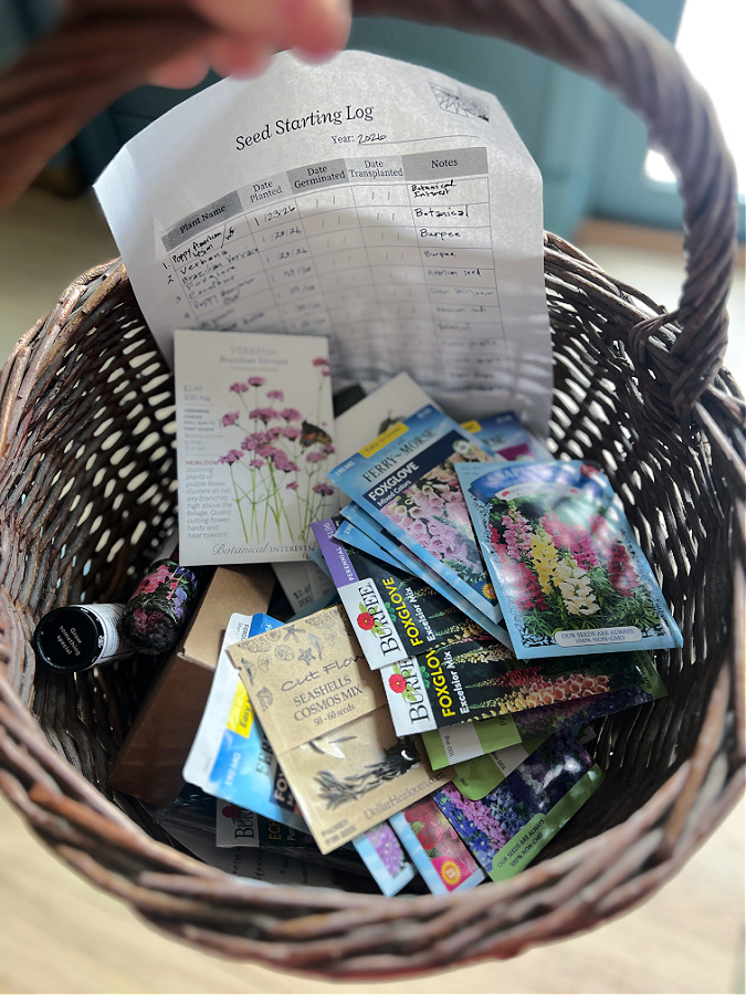 my 2026 seed basket