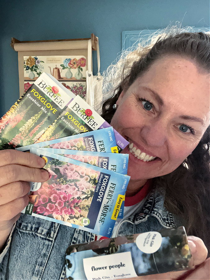 me holding seed packets