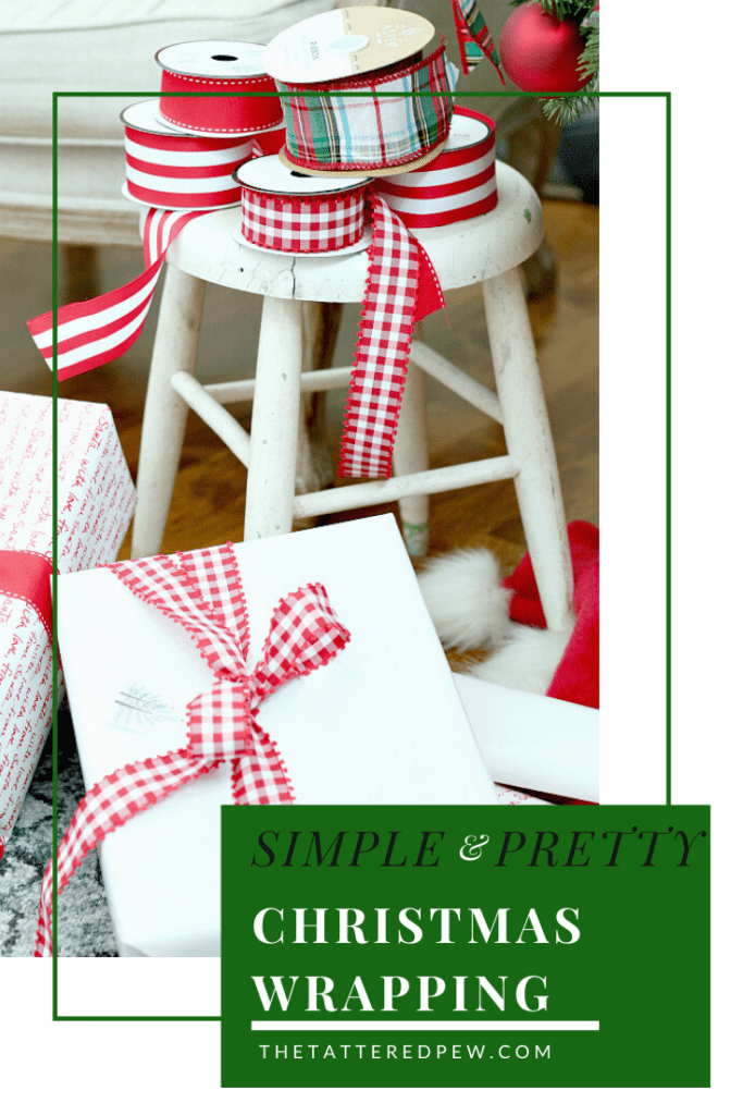 Wrapping Paper Neighbor Gift Idea with Printable - Girl Loves Glam