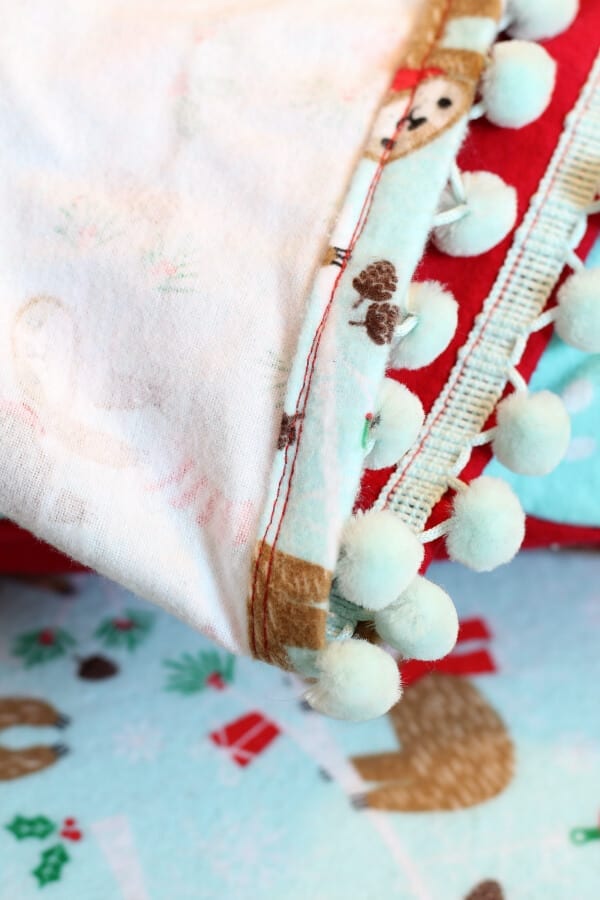 These easy Christmas pillowcases are doable even for a beginner sewer!