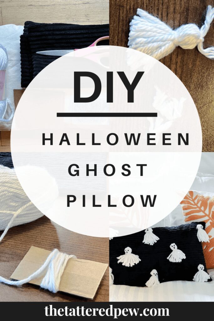 DIY Halloween Ghost Pillow