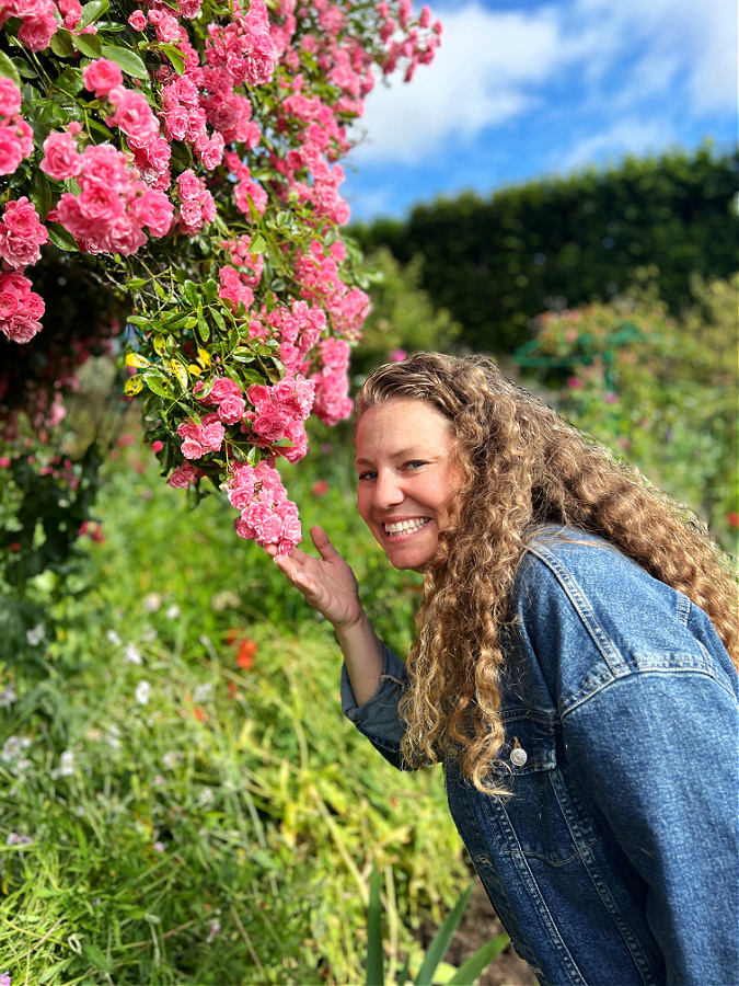 stopping to smell the roses