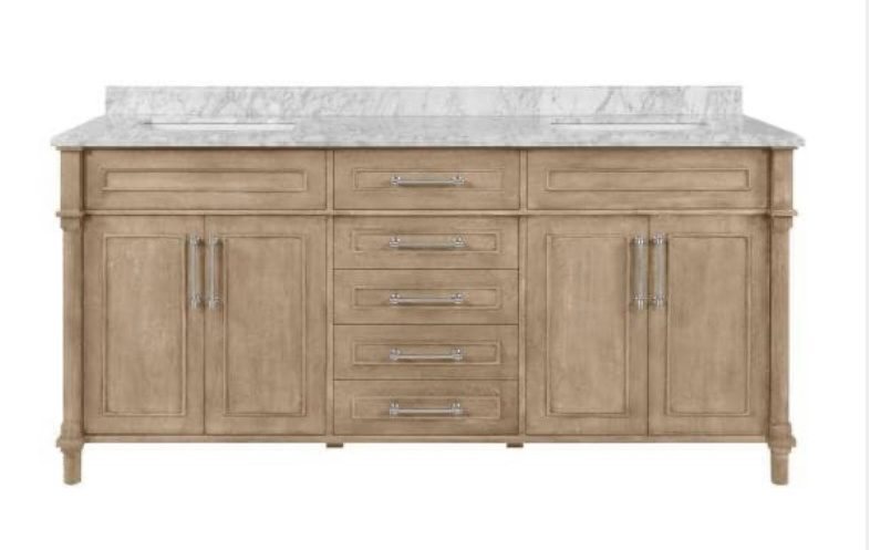 Home Depot double vanity