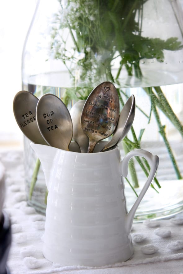 The perfect spoons for an afternoon tea party.