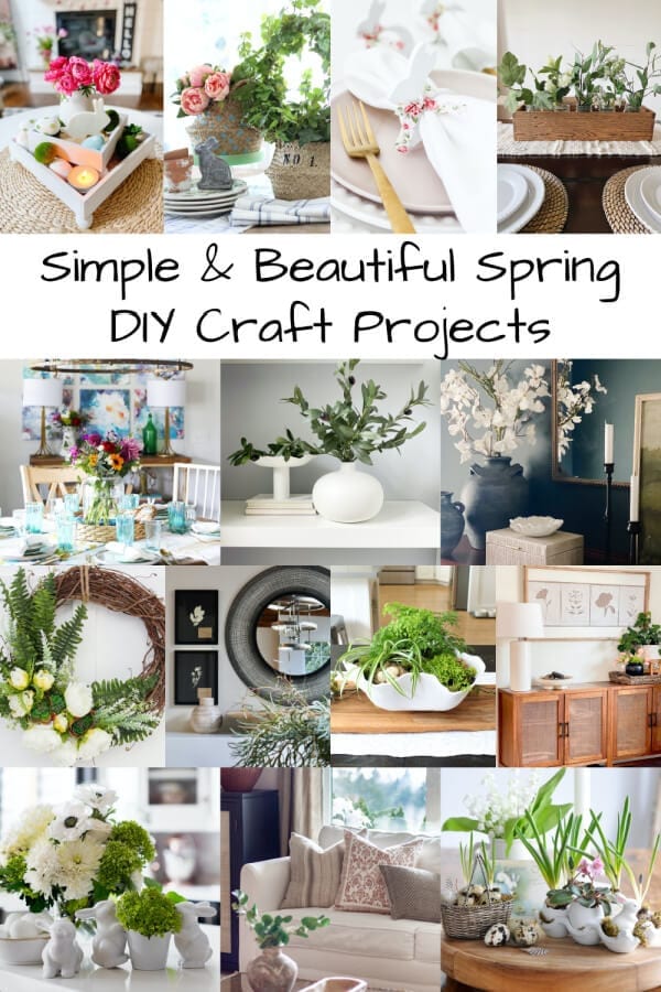 Simple and Beautiful Spring DIY Craft Projects!