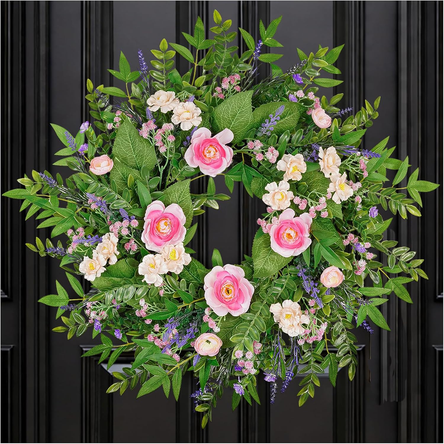 pretty spring wreath