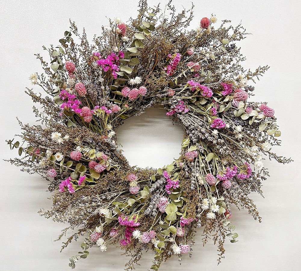 springtime blossom wreath