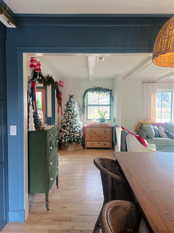 Christmas in the cove of our entry