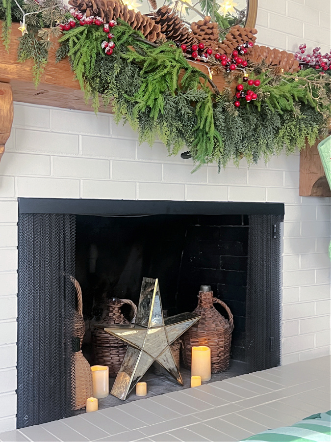 vintage wicker demijohns