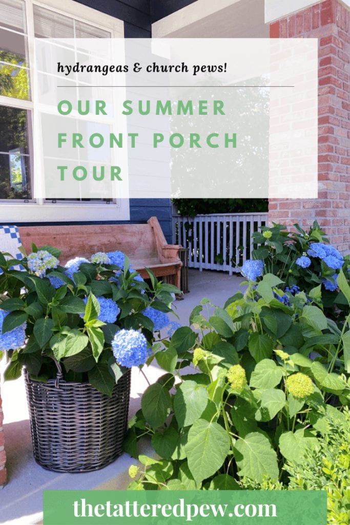 Our summer front porch tour