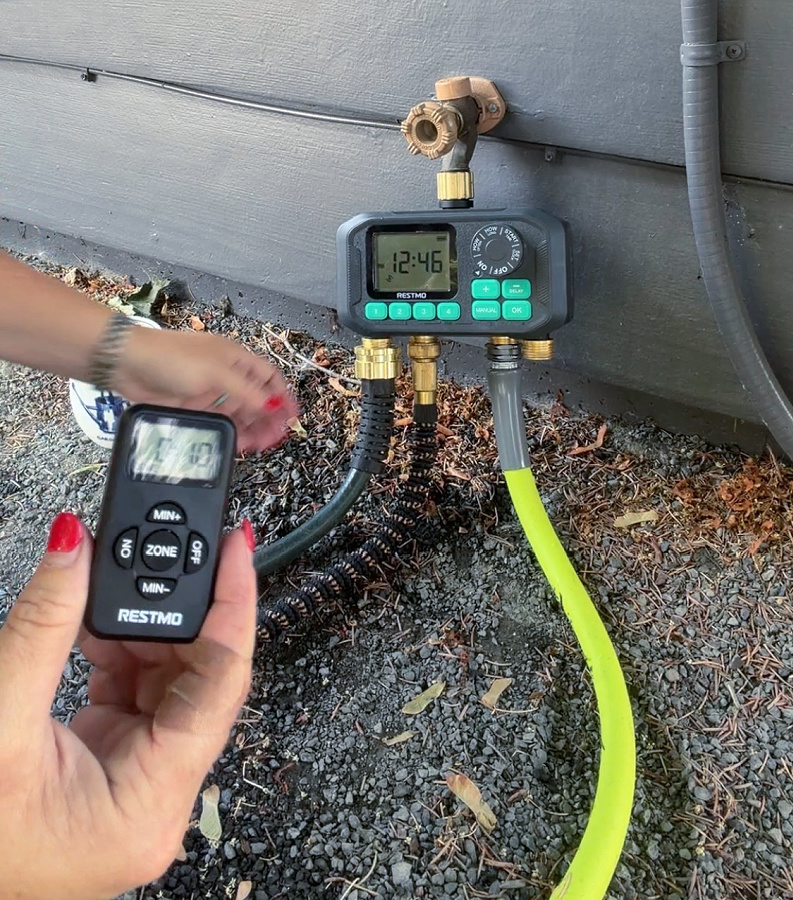 4 hose water timer