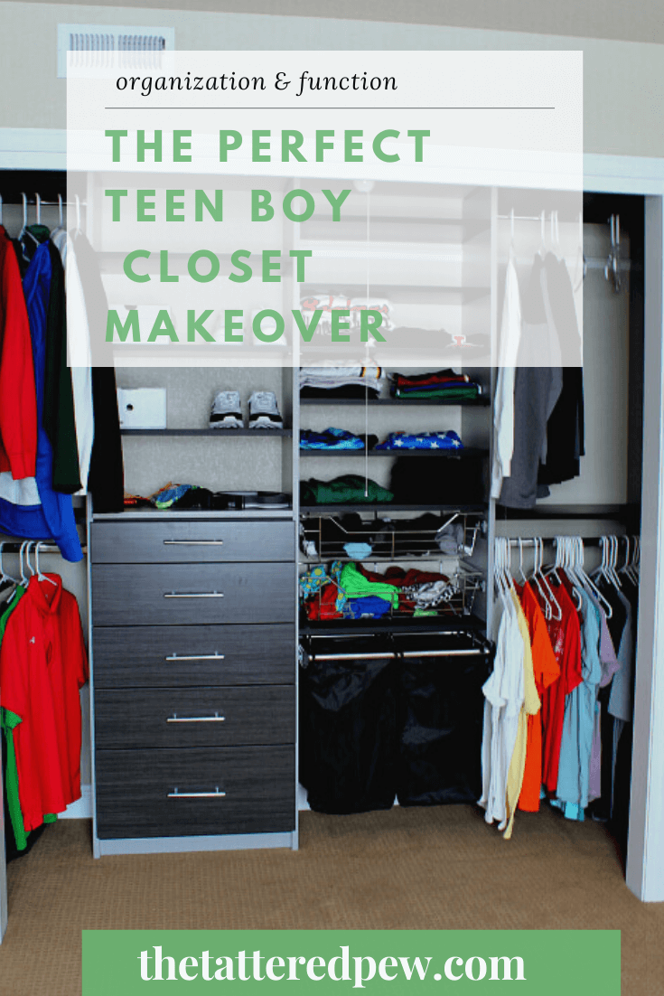 The Perfect Teen Boy Closet Makeover » The Tattered Pew