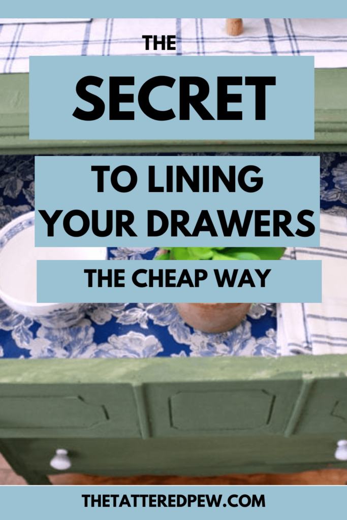 The secret to lining drawers the cheap way full tutorial