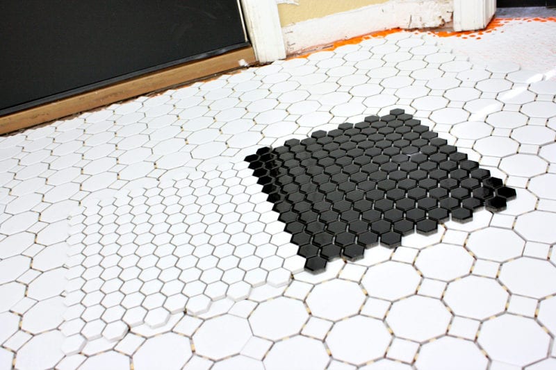 Jeffrey Court tile for our entryway.