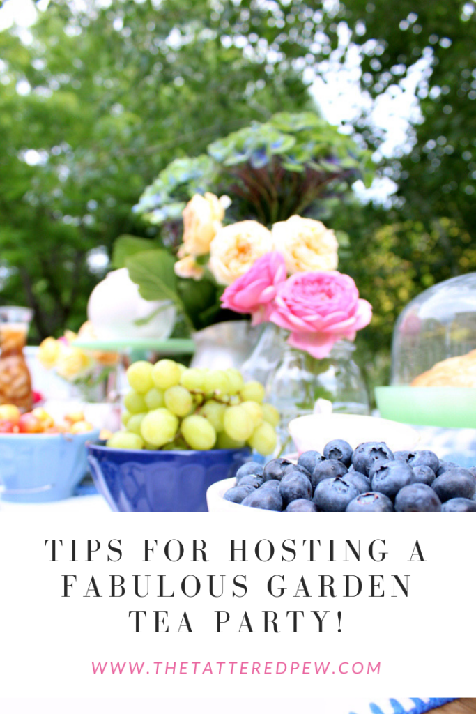 Tips for hosting a fabulous garden tea party!