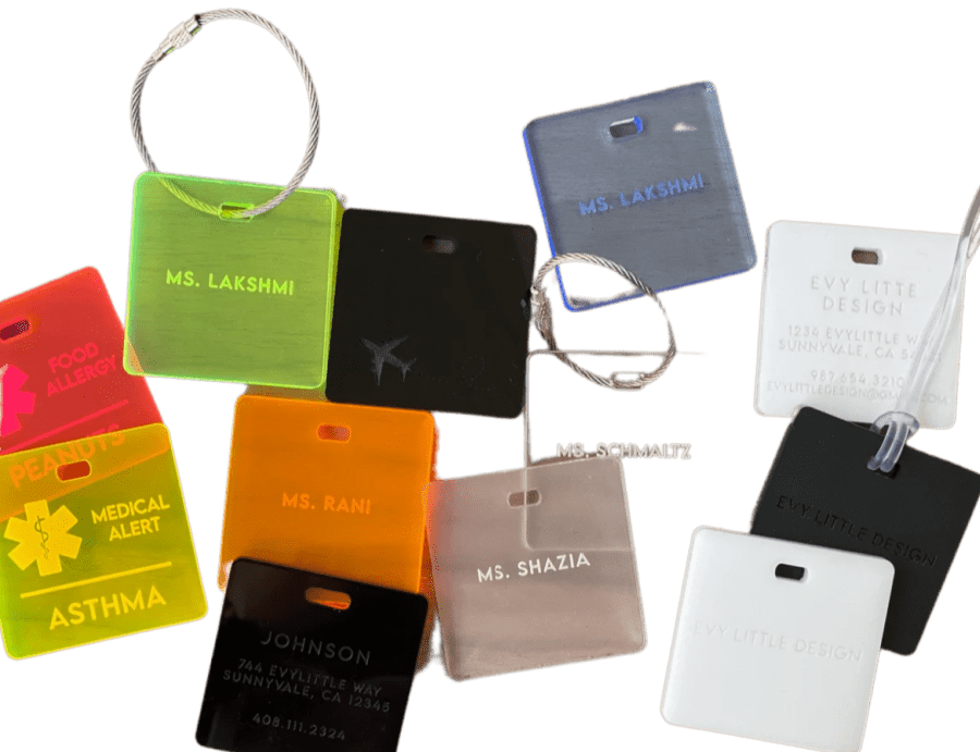 personalized luggage tags