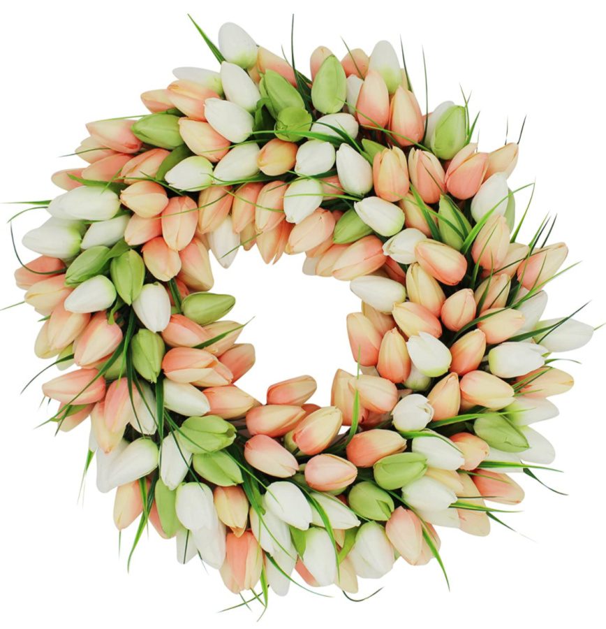 Spring Tulip Wreath