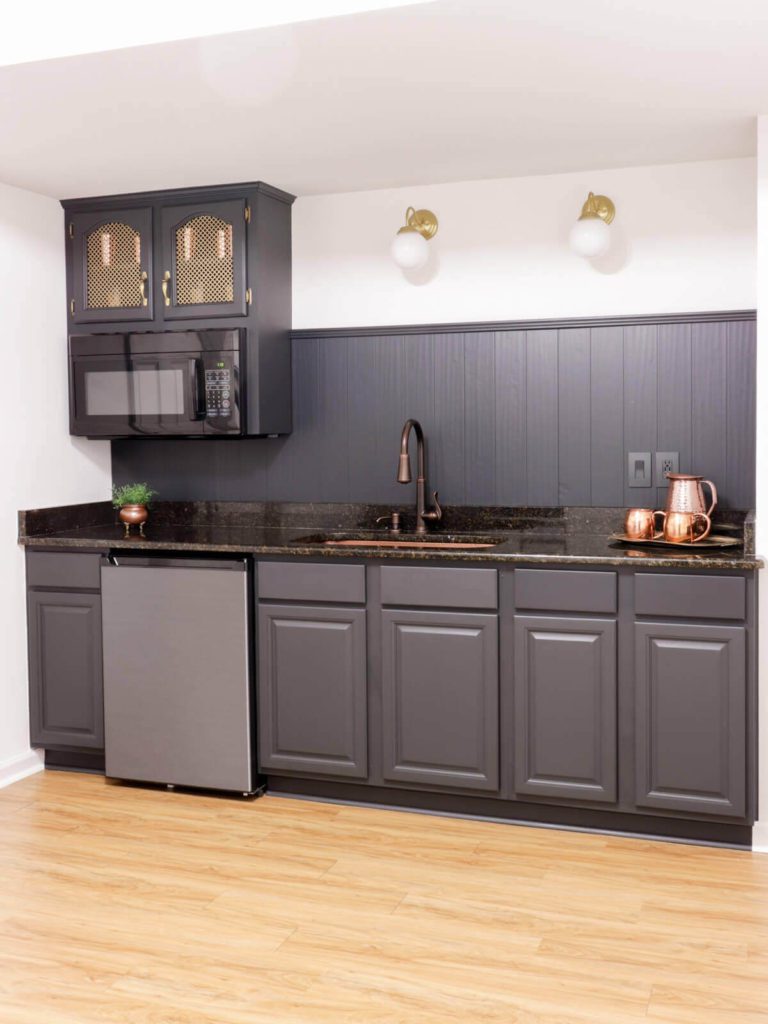 Welcome Home Saturday: Basement Kitchenette Reveal