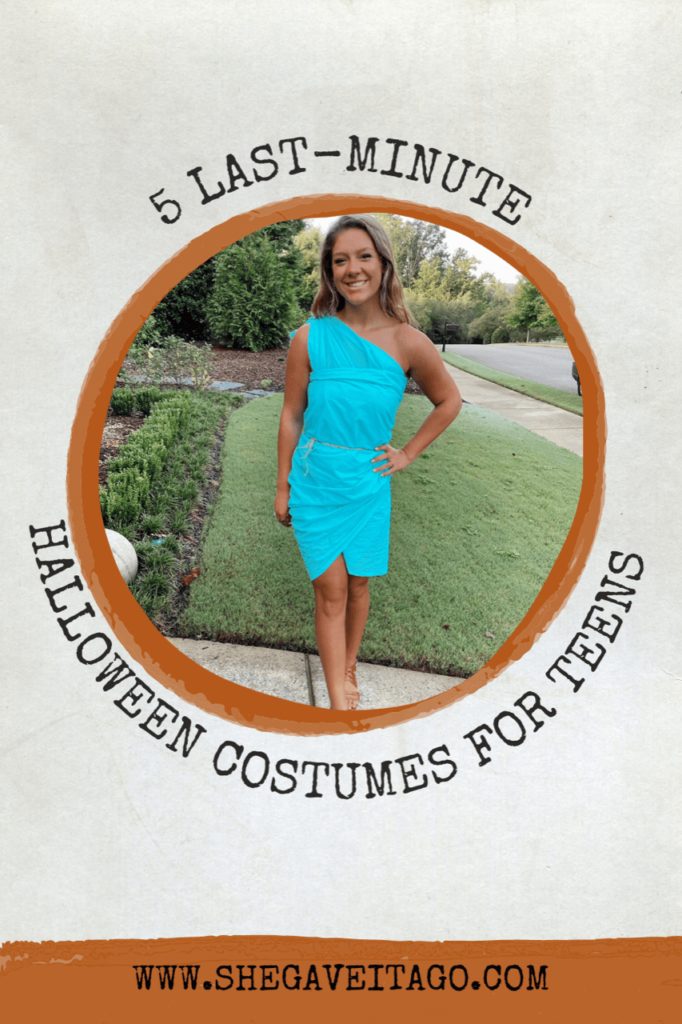 Welcome Home Saturday: % last minute Halloween ideas for teens